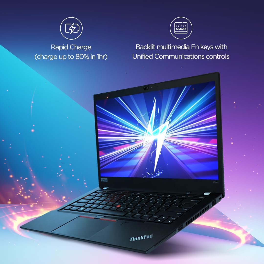 【16GBメモリ・爆速クリエイター仕様】◆Lenovo ThinkPad P14s Gen 2/ 14型◆超高速Core i7-1185G7/高速新品SSD 512GB/メモリ16GB◆NVIDIA T500搭載◆Windows 11 Pro/サービス microsoft Office 2021付◆到着後すぐに使える ACアダプター付き 16GBメモリ・爆速クリエイター仕様】◇Lenovo ThinkPad P14s Gen